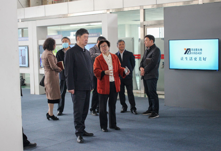 市發(fā)改委黨組書(shū)記、主任趙建林一行蒞臨河北新大地調(diào)研指導(dǎo) 